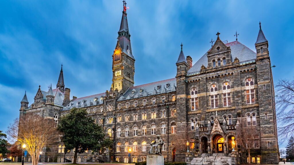 Georgetown University in Washington DC